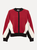 Lana bomber cardigan multicolor - Les Soeurs