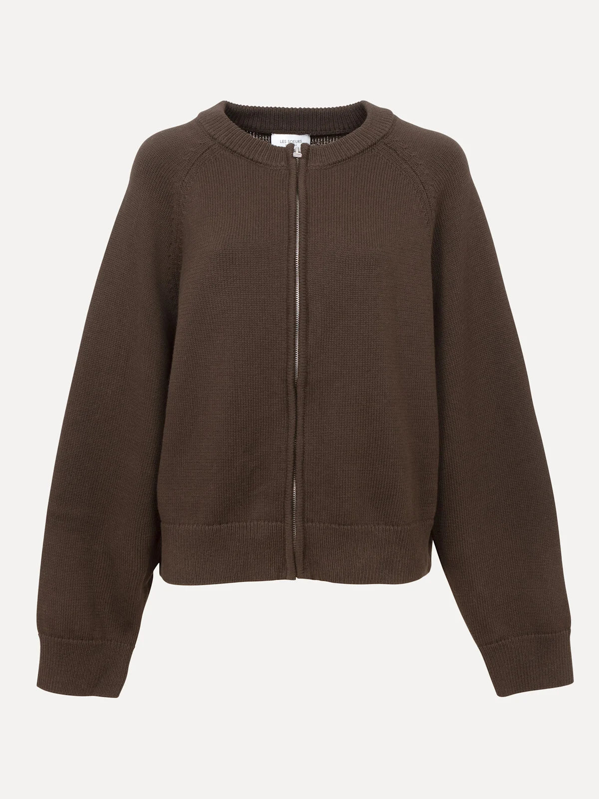 Lana bomber cardigan brown - Les Soeurs