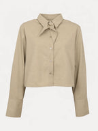 Dean boxy blouse sand - Les Soeurs