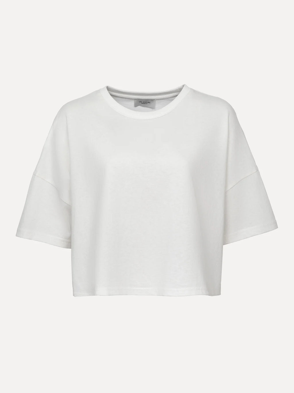 Carrie boxy t-shirt white - Les Soeurs