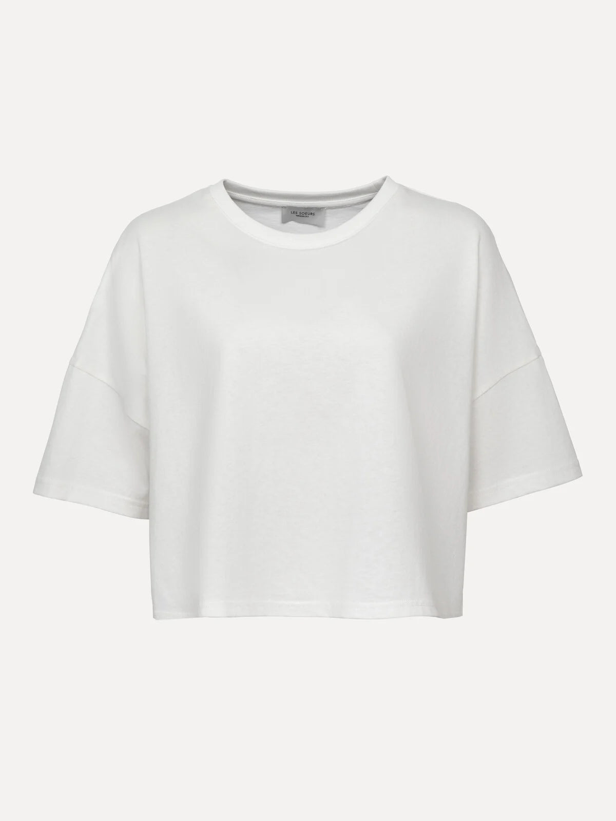 Carrie boxy t-shirt white - Les Soeurs