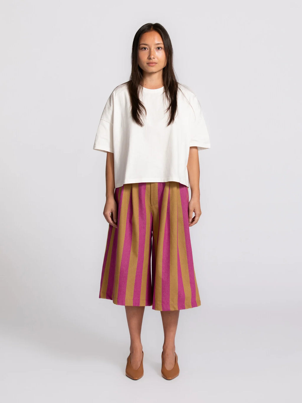 Carrie boxy t-shirt white - Les Soeurs