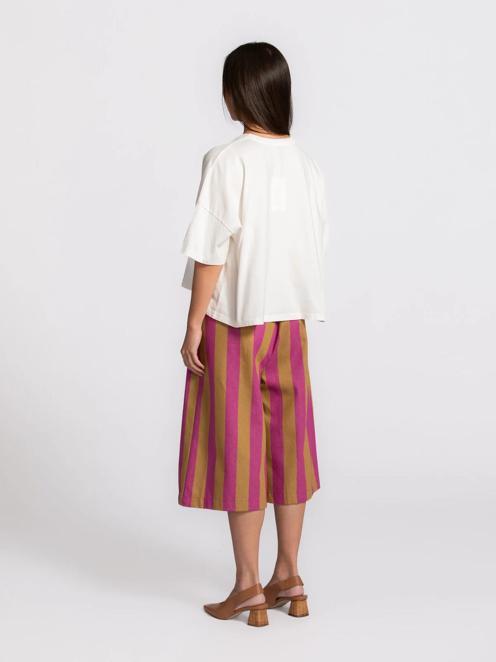 Carrie boxy t-shirt white - Les Soeurs
