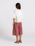Carrie boxy t-shirt white - Les Soeurs