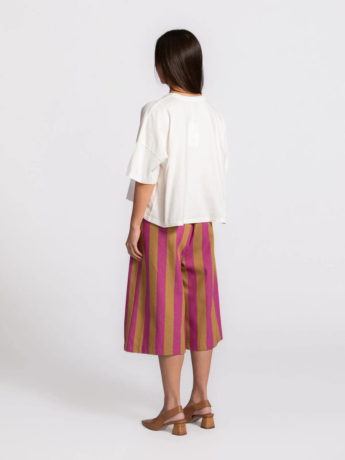 Carrie boxy t-shirt white - Les Soeurs