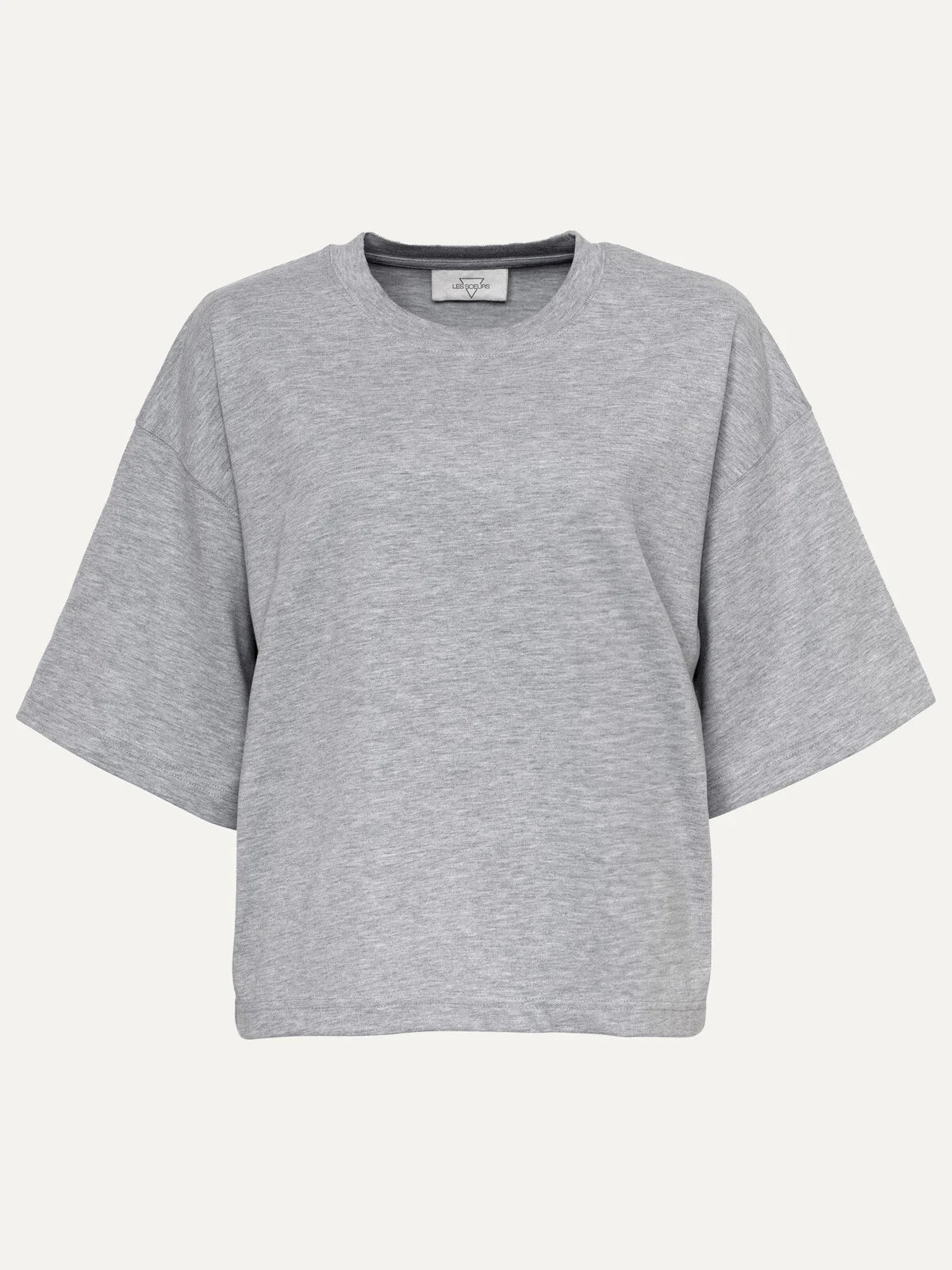 Tiara T-shirt grijs melange - Les Soeurs