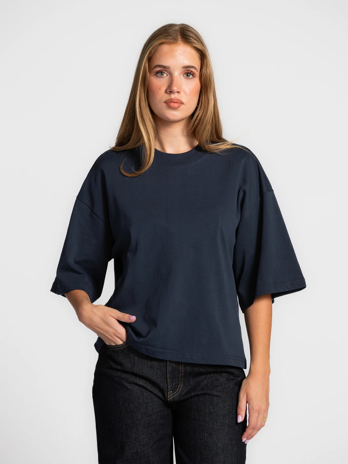 Tiara t-shirt navy - Les Soeurs