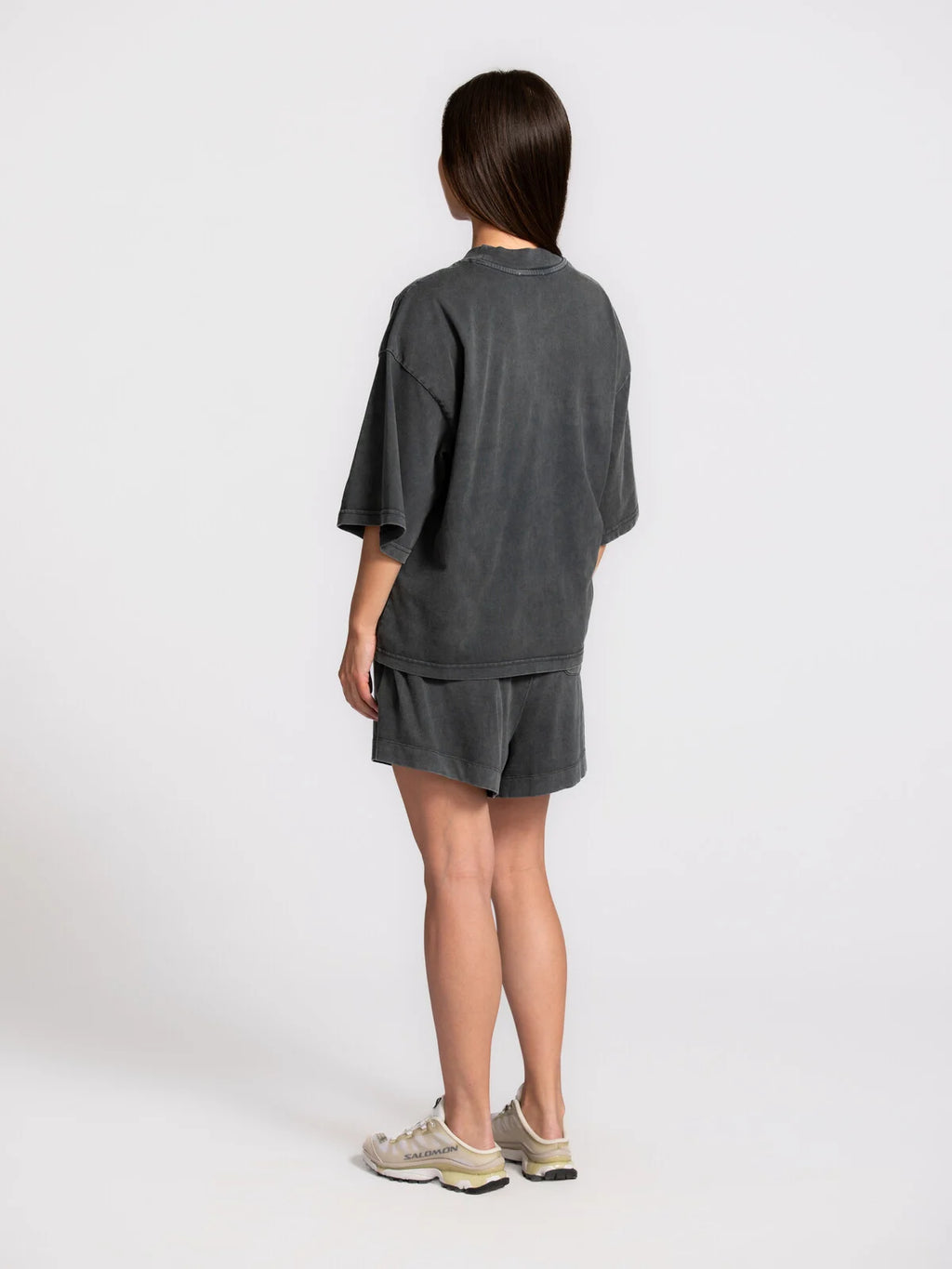Tiara t-shirt  vintage washed grey - Les Soeurs