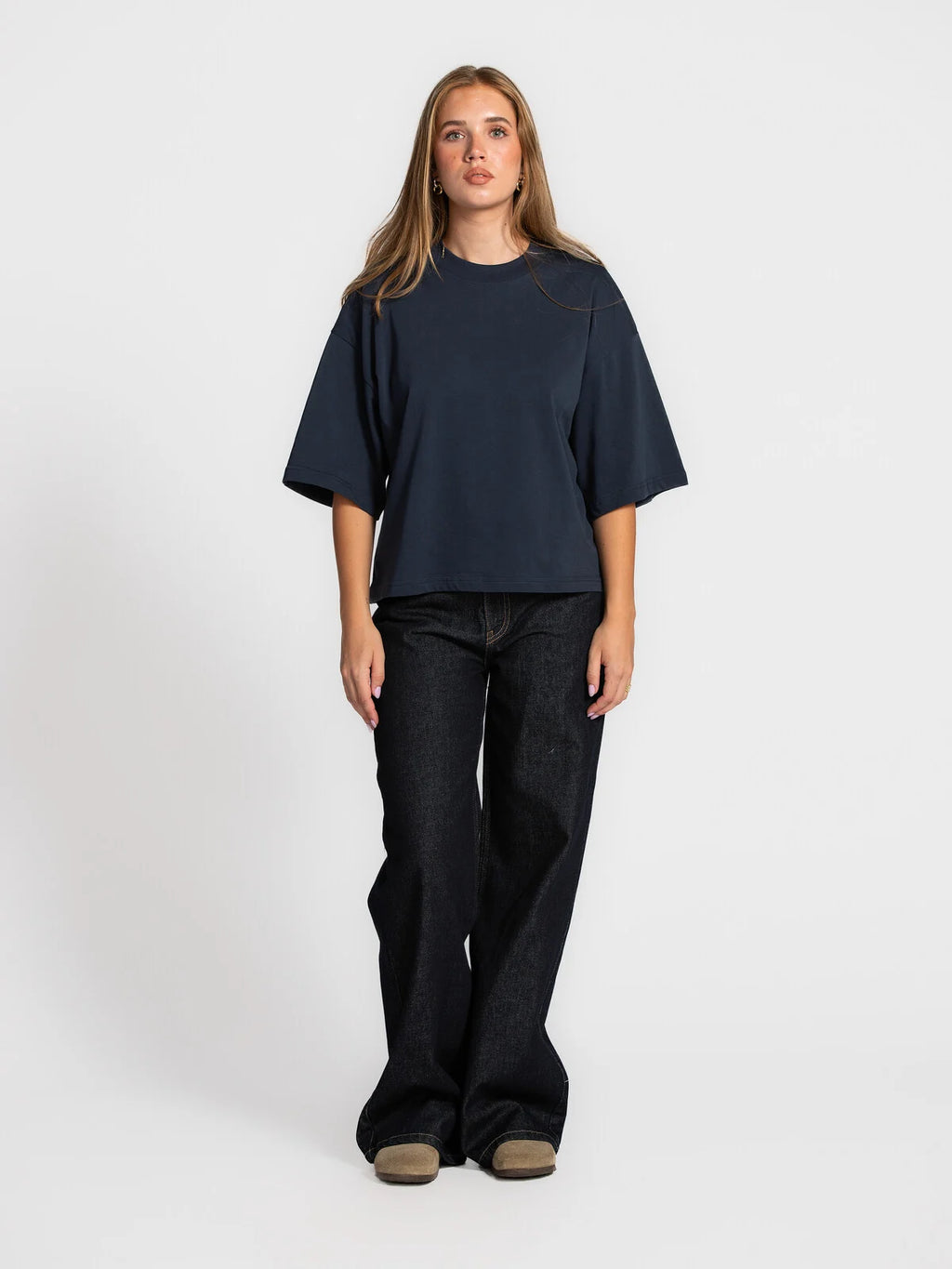 Tiara t-shirt navy - Les Soeurs