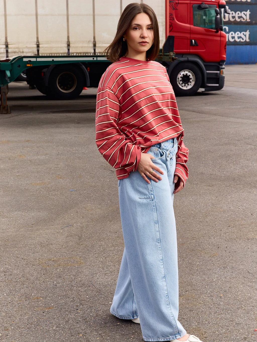 Marlene jeans light blue - Les Soeurs