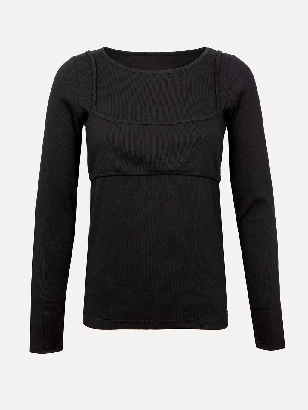 Spencer dubbellook longsleeve black - Les Soeurs
