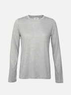 Elizabeth longsleeve t-shirt grey melange- Les Soeurs