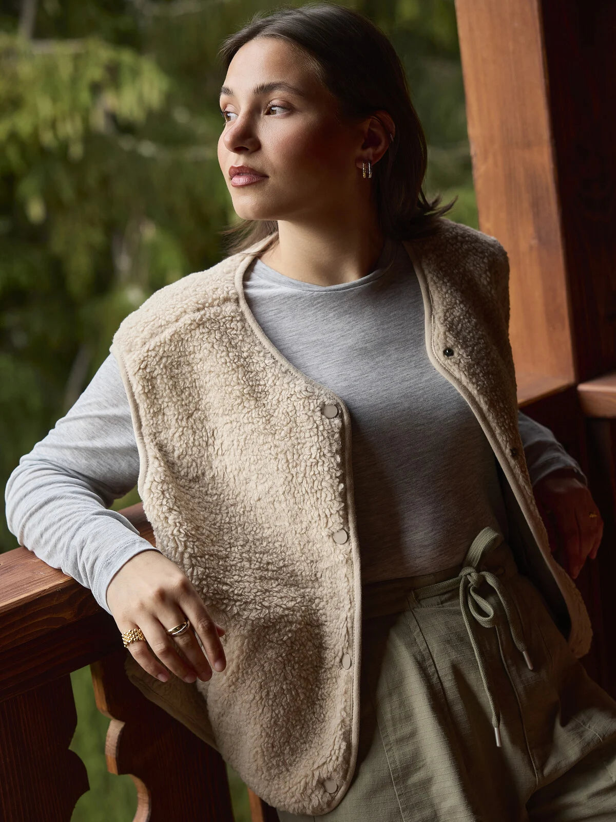 Elizabeth longsleeve t-shirt grey melange- Les Soeurs