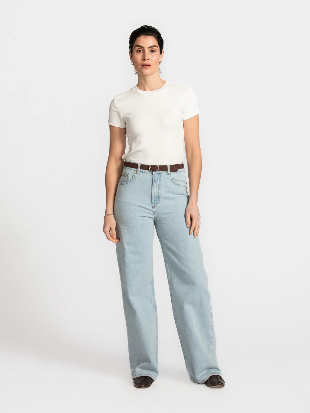 Olive t-shirt white - Les Soeurs