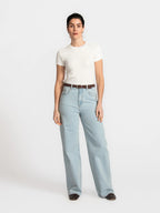 Olive t-shirt white - Les Soeurs
