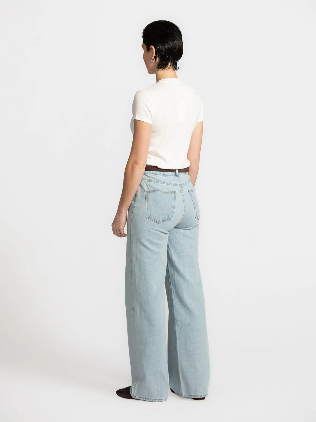Olive t-shirt white - Les Soeurs
