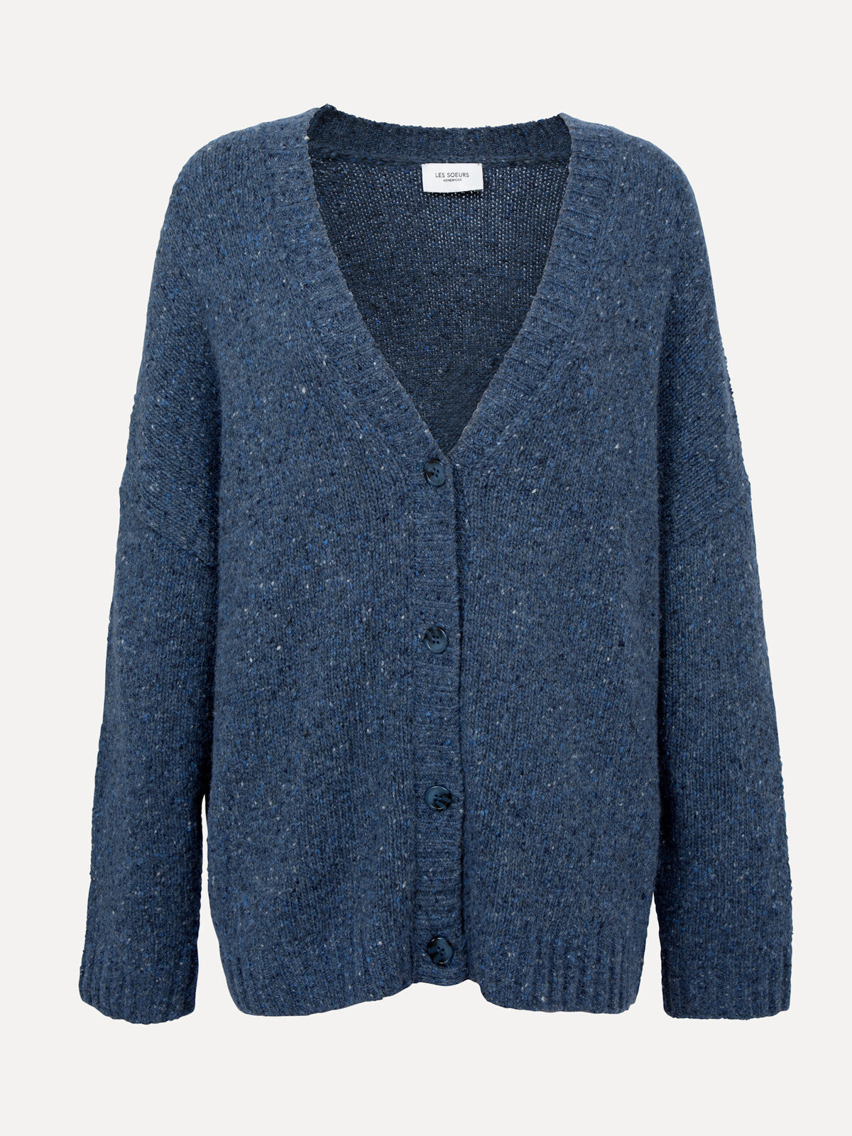 Astaire gebreide cardigan blue - Les Soeurs