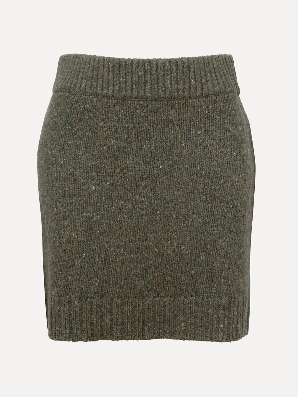 Swanson gebreide rok khaki popcorn - Les Soeurs