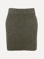 Swanson gebreide rok khaki popcorn - Les Soeurs