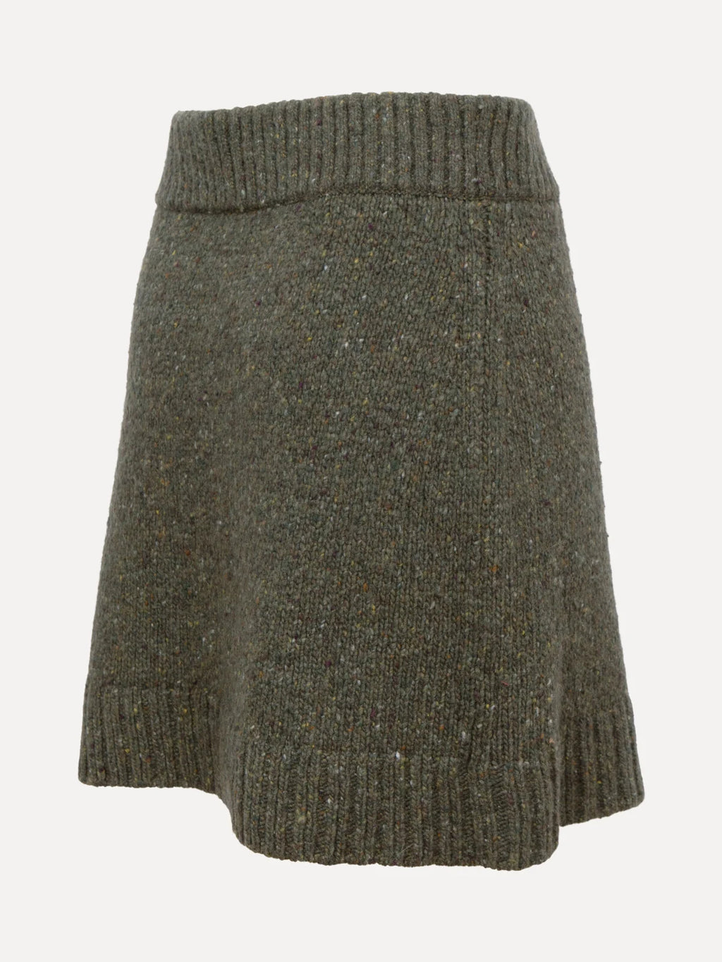 Swanson gebreide rok khaki popcorn - Les Soeurs