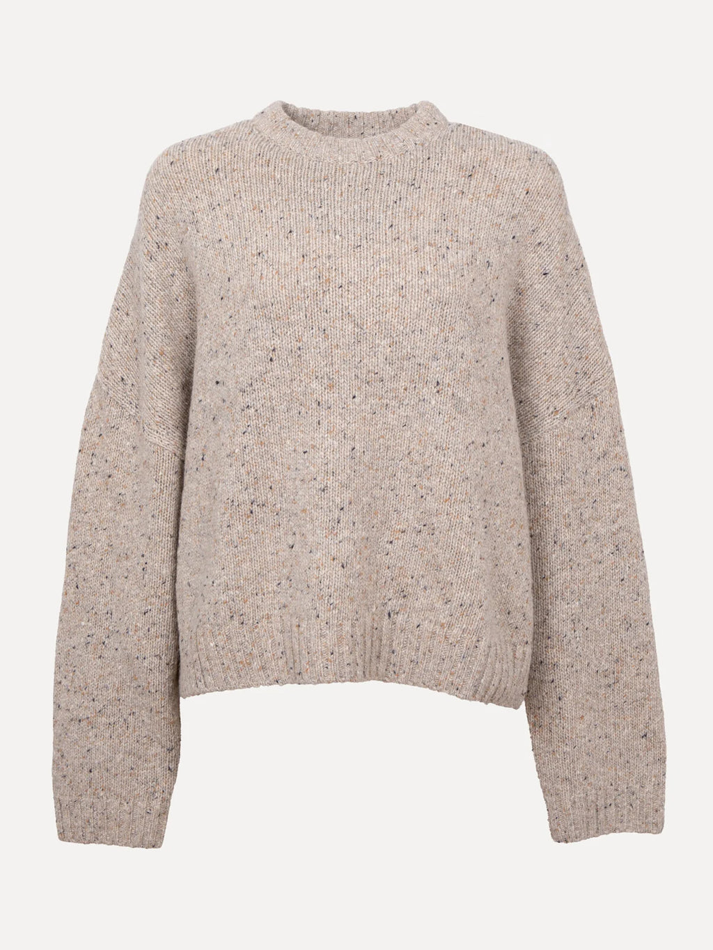 Ava gebreide trui beige popcorn - Les Soeurs