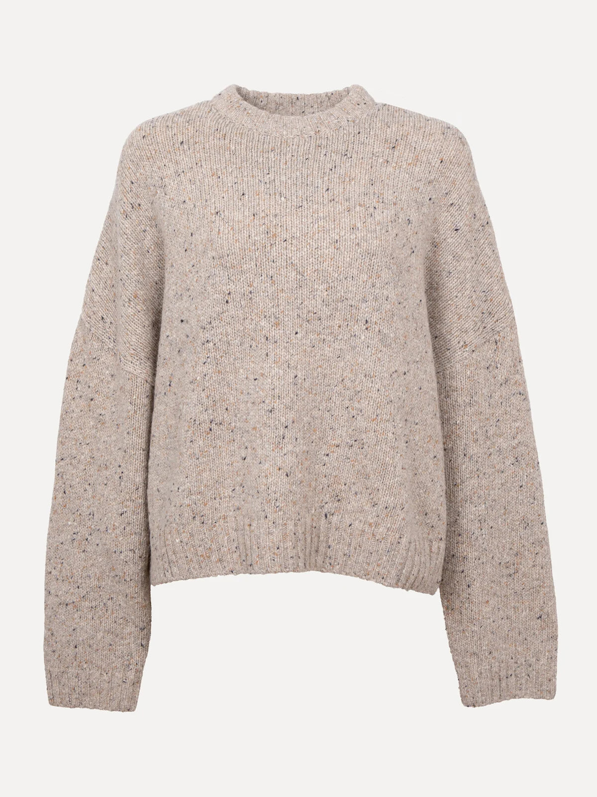 Ava gebreide trui beige popcorn - Les Soeurs