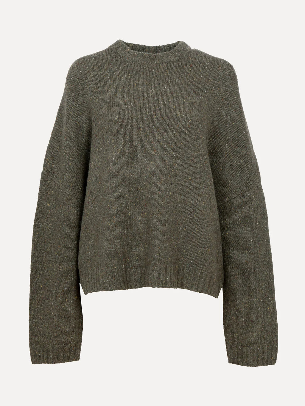 Ava gebreide trui khaki popcorn - Les Soeurs