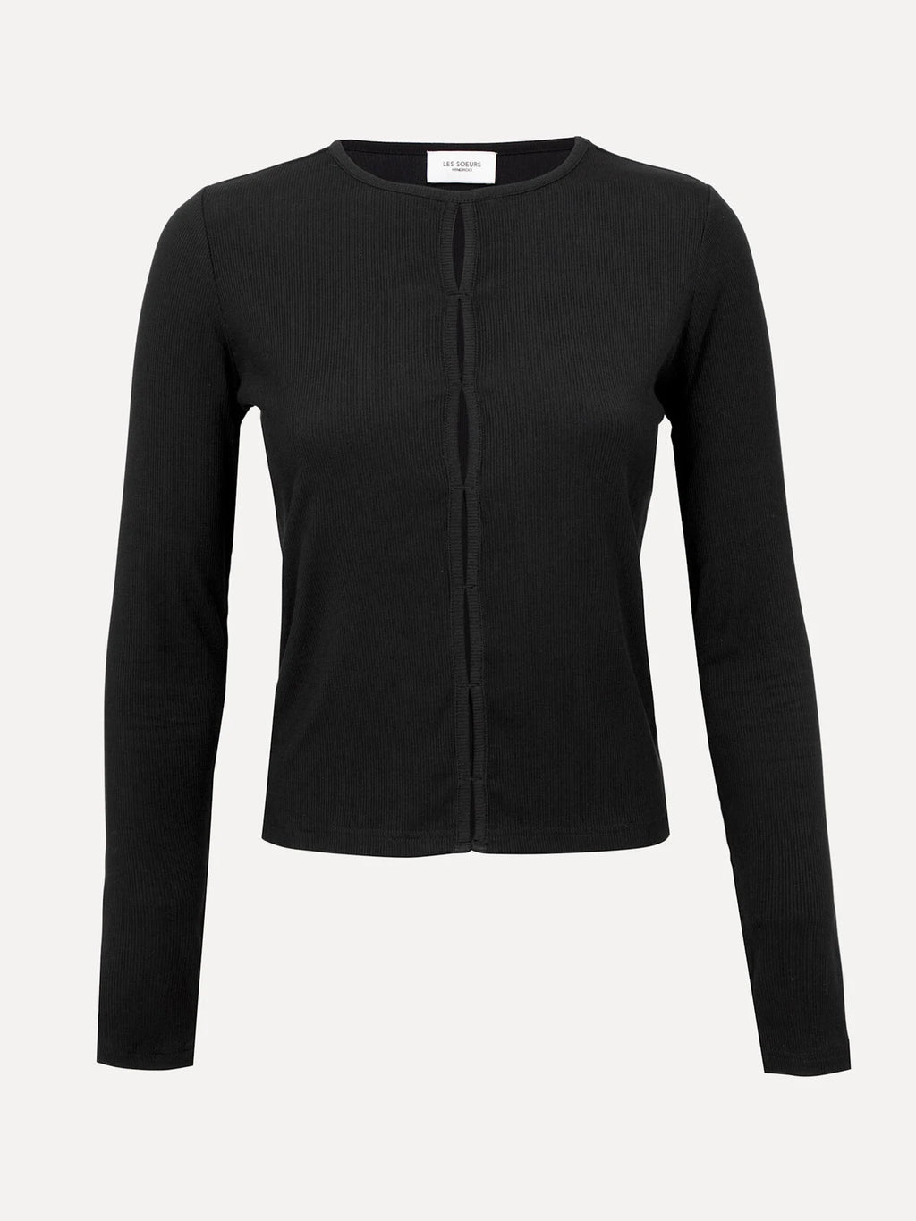 Sweeney geribde top black - Les Soeurs