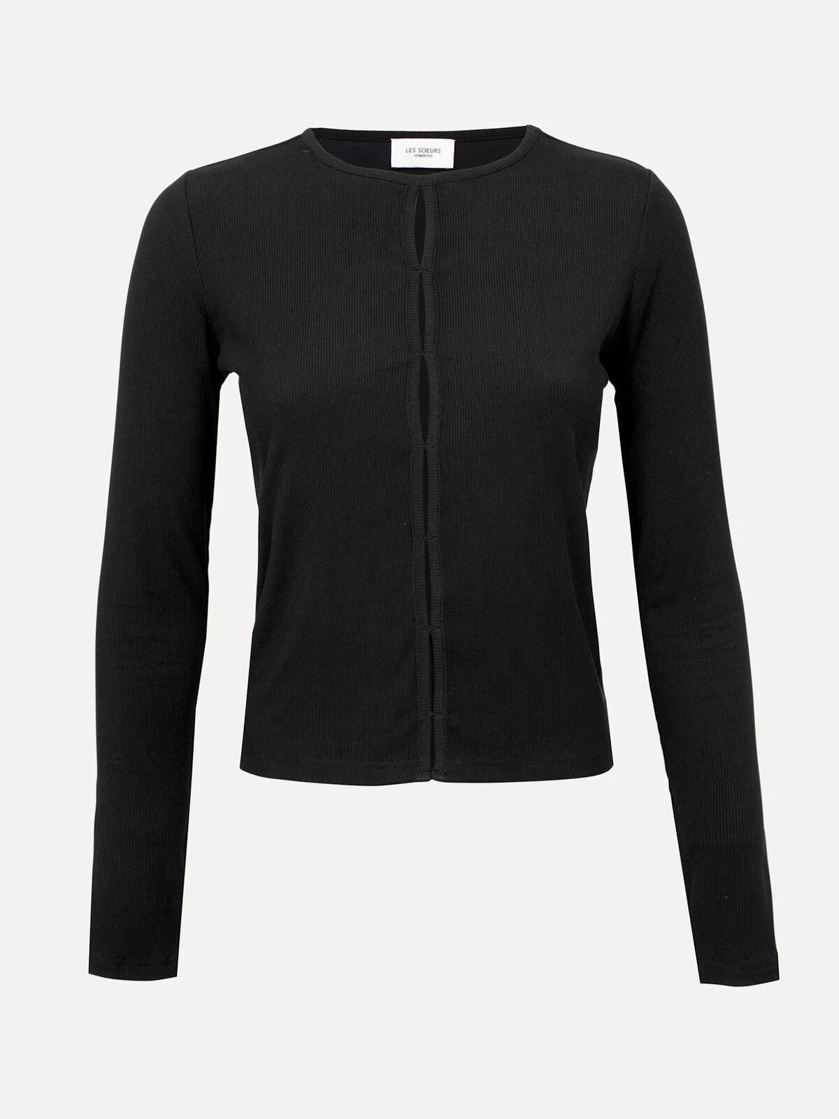 Sweeney geribde top black - Les Soeurs