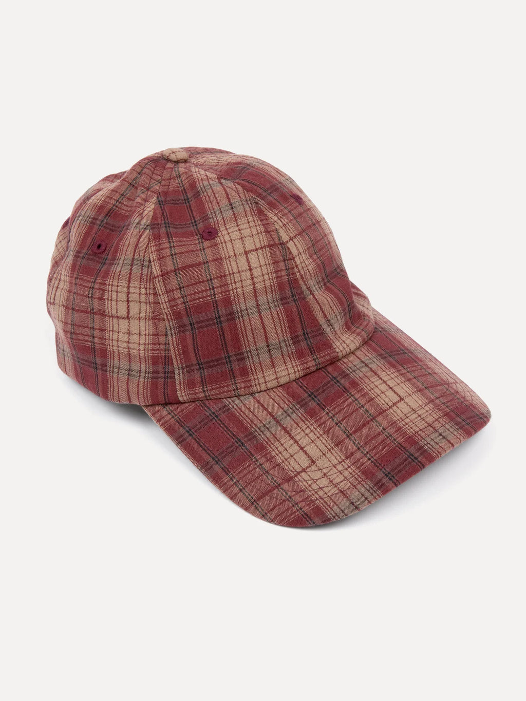 Pippa cap checked burgundy - Les Soeurs
