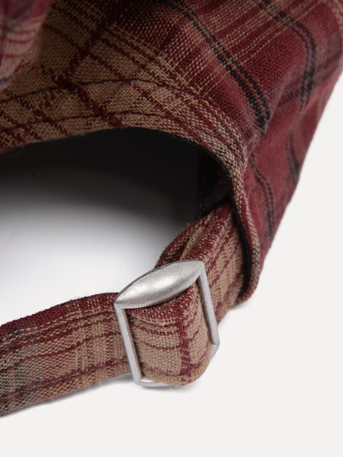 Pippa cap checked burgundy - Les Soeurs