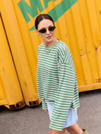 Grace longsleeve green - Les Soeurs