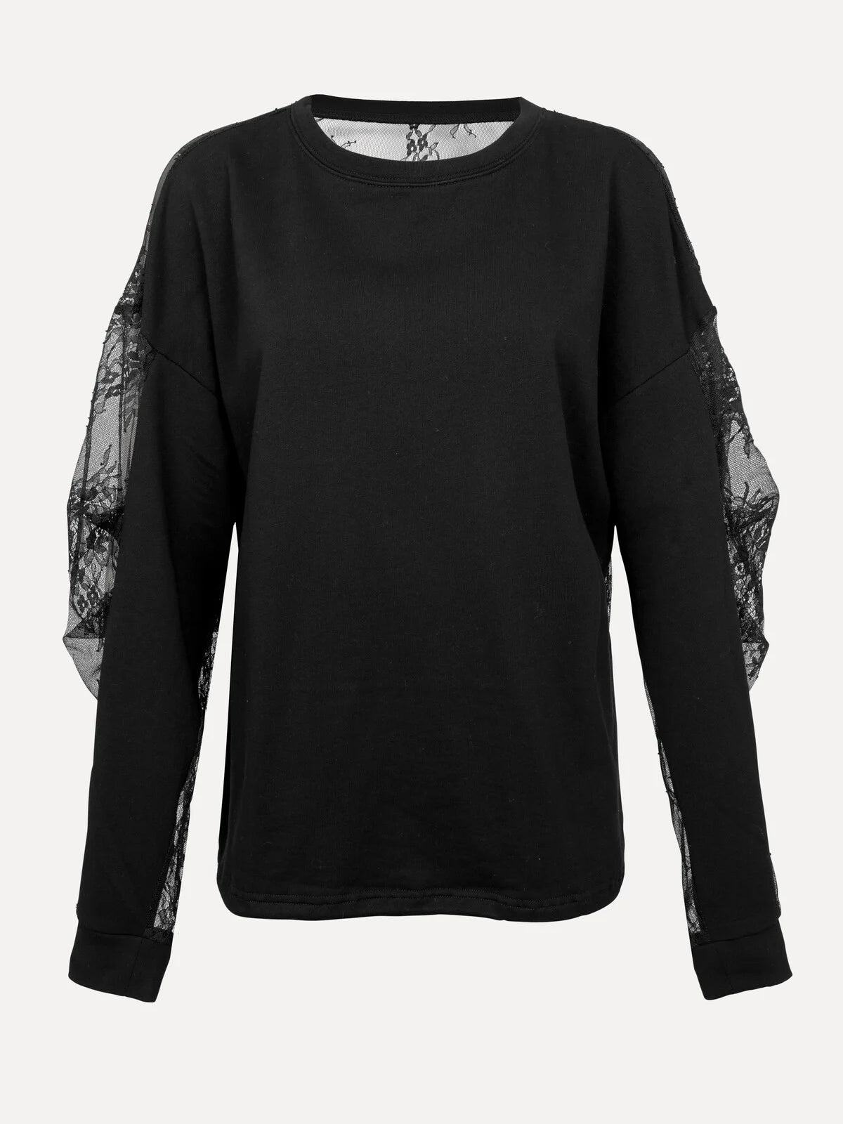 Carole sweater kant black - Les Soeurs