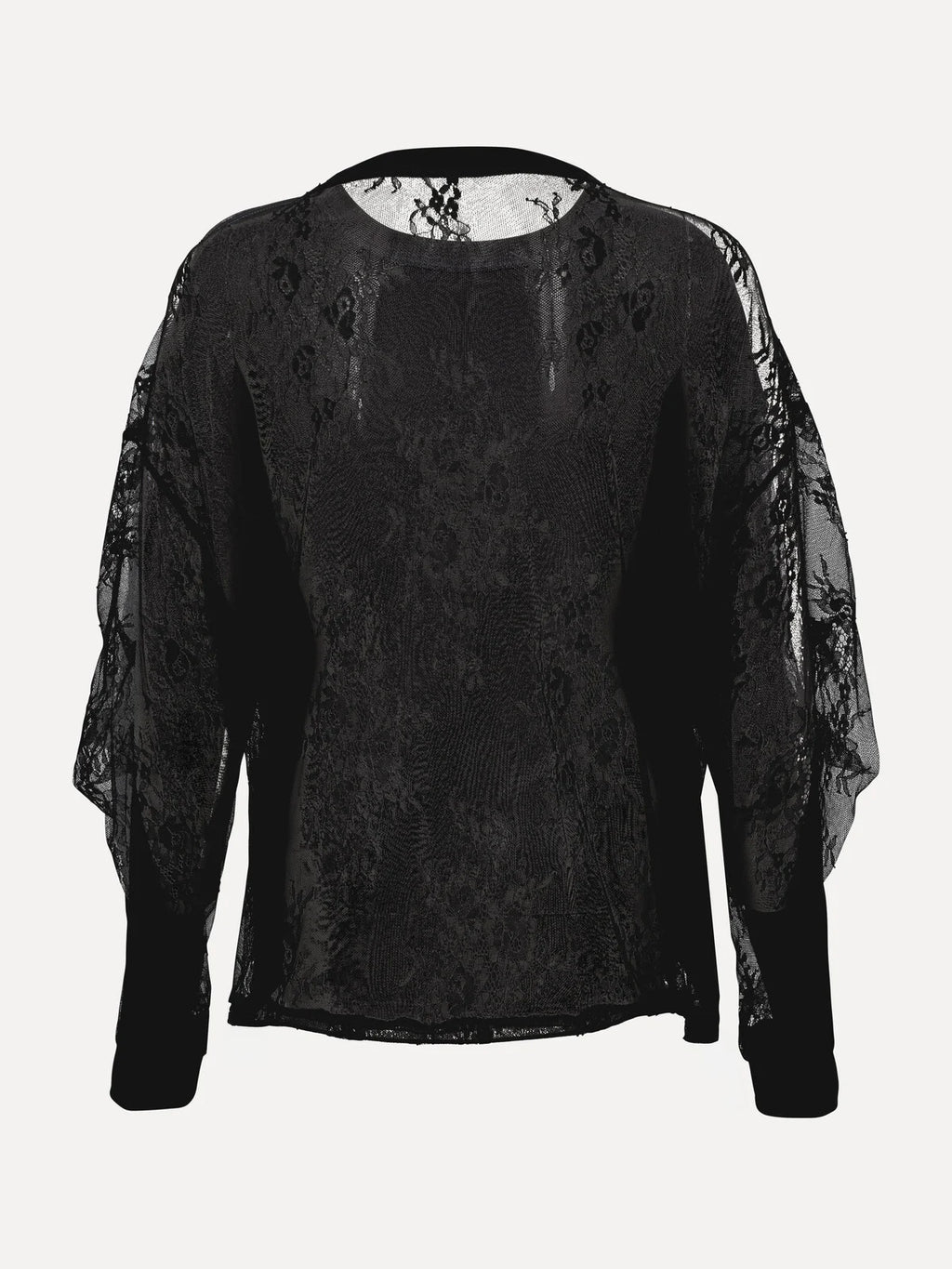 Carole sweater kant black - Les Soeurs