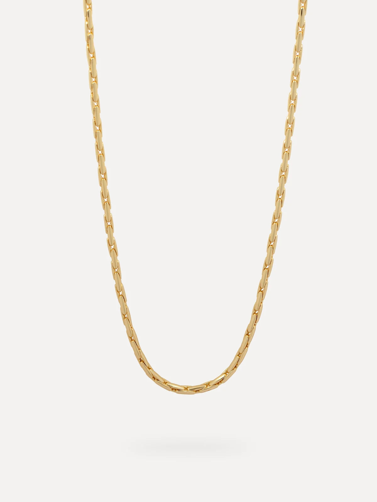 Rana linked snake ketting goud - Les Soeurs