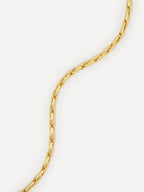 Rana linked snake ketting goud - Les Soeurs