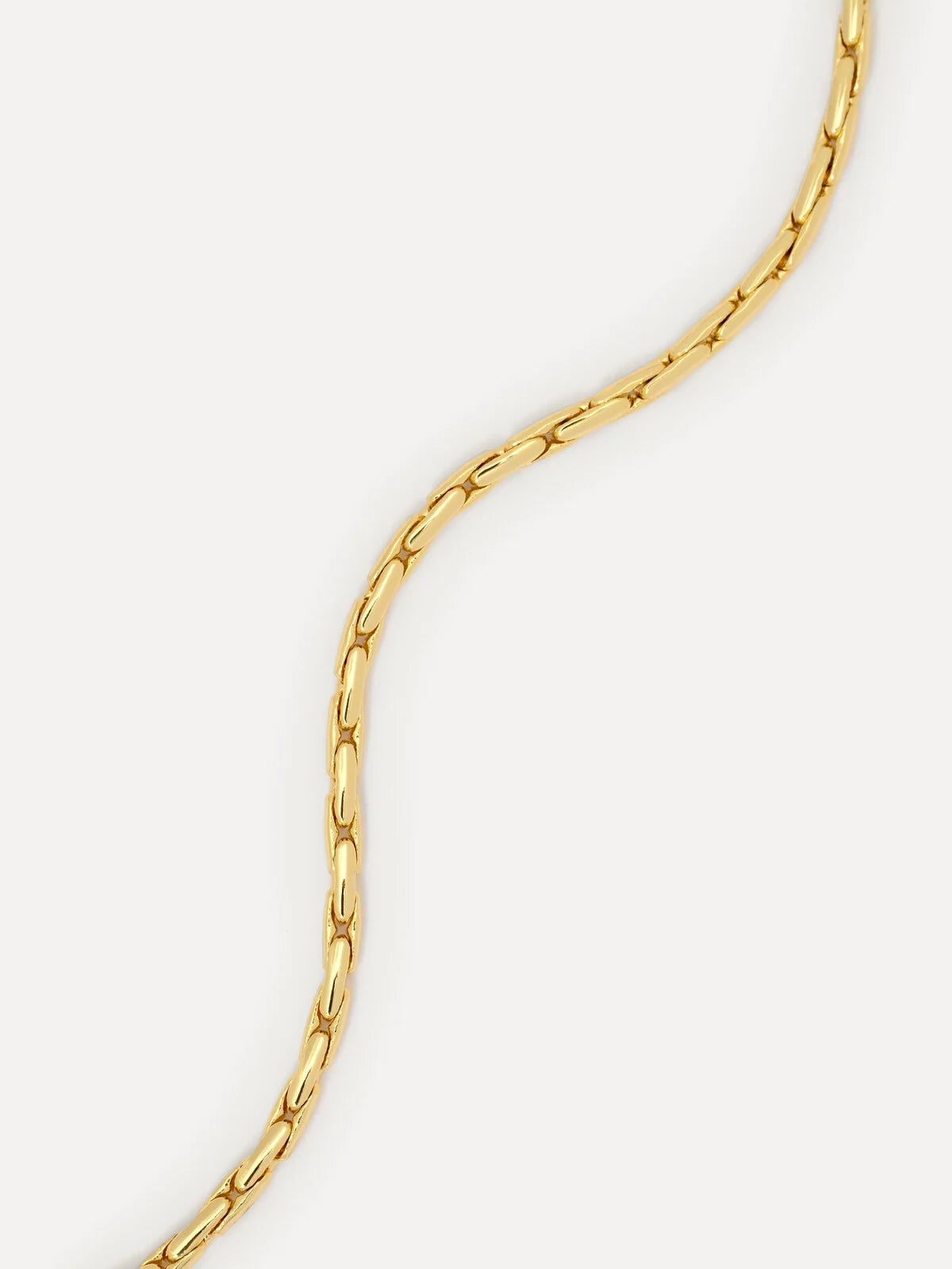 Rana linked snake ketting goud - Les Soeurs