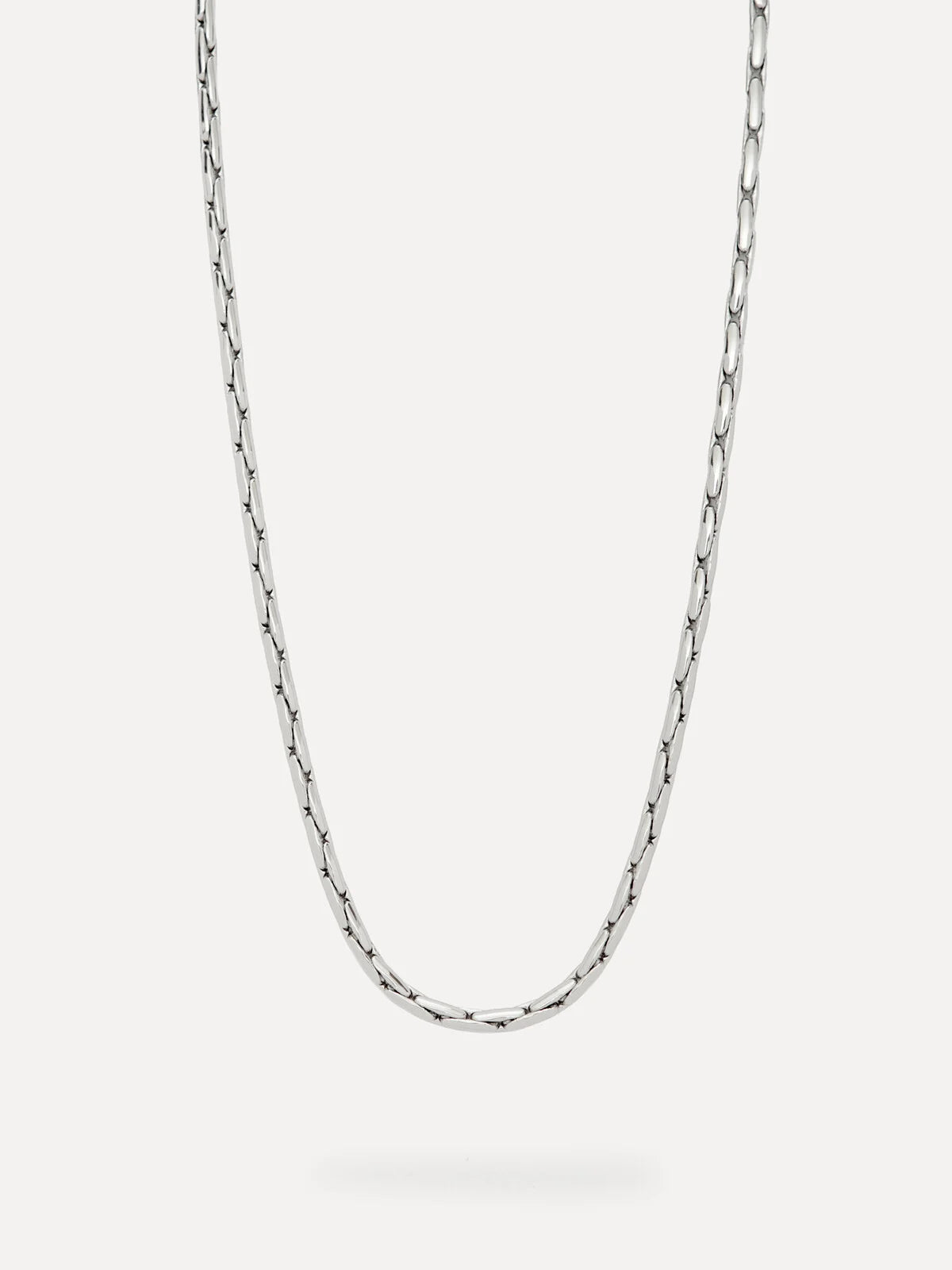 Rana linked snake ketting zilver - Les Soeurs