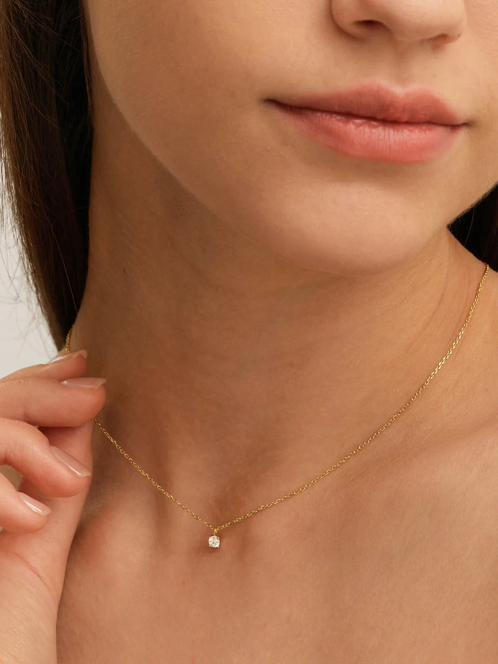 Romee fijne ketting strass - Les Soeurs