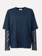 Leonardo T-shirt navy - Les Soeurs