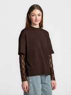 Leonardo T-shirt bruin - Les Soeurs
