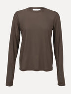 Loes longsleeve mesh brown - Les  Soeurs