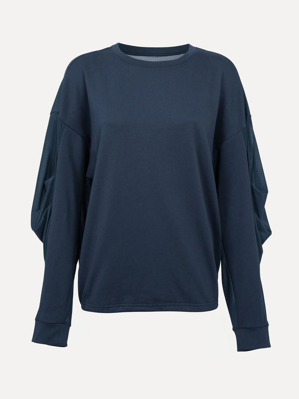 Carole sweater navy mesh - Les Soeurs