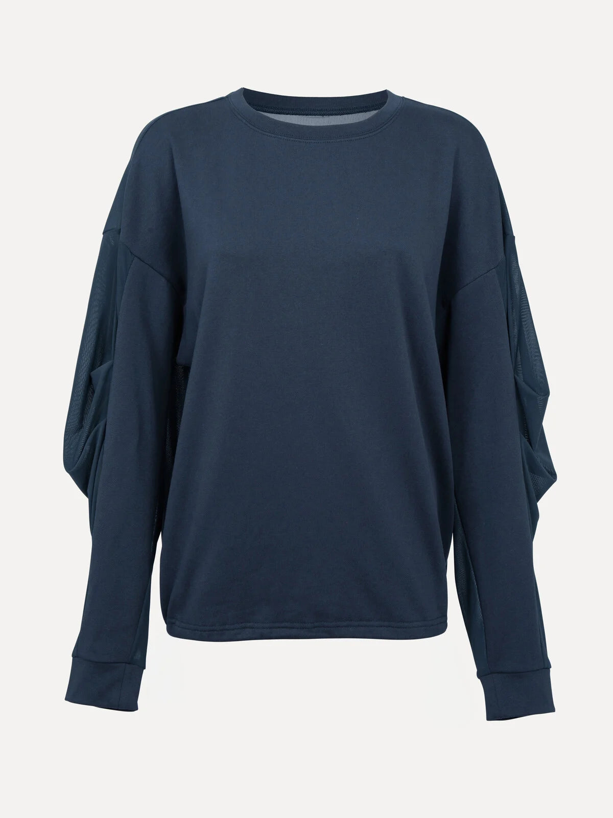 Carole sweater navy mesh - Les Soeurs
