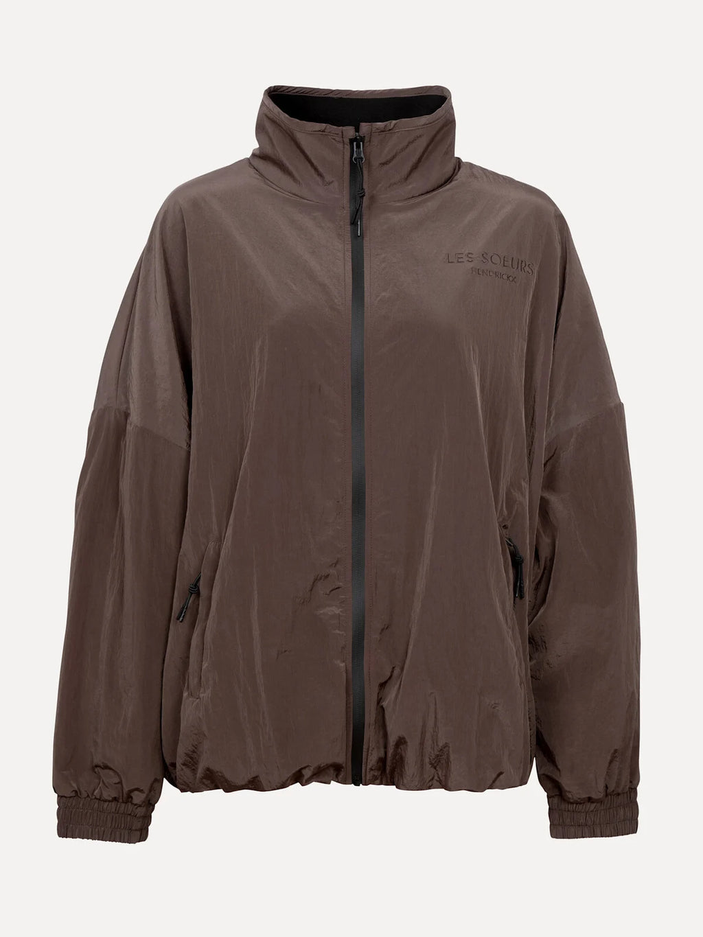 Ingrid nylon jacket  espresso - Les Soeurs