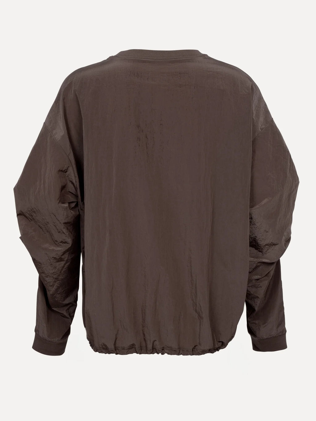 Carole sweater espresso nylon - Les Soeurs