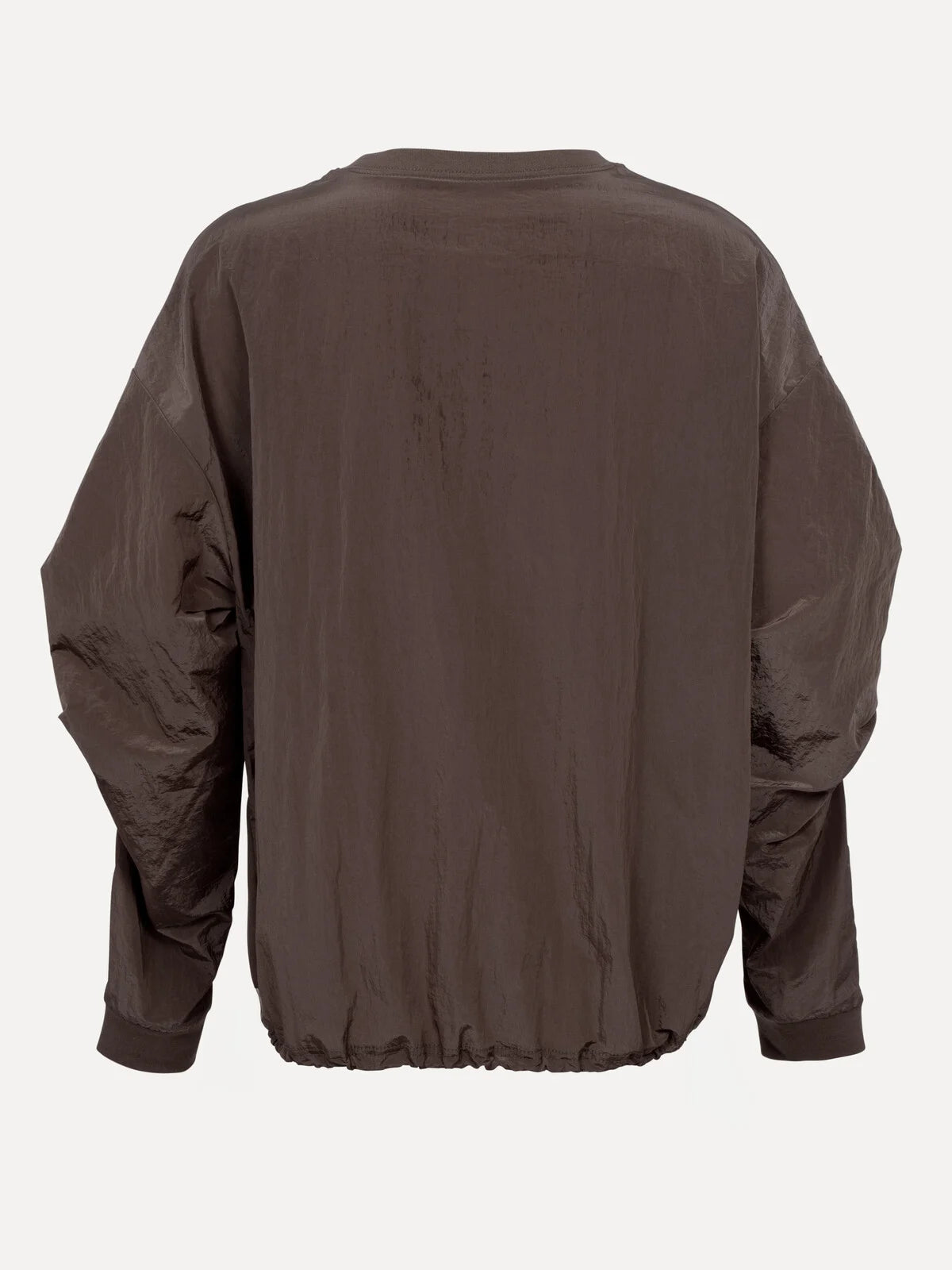 Carole sweater espresso nylon - Les Soeurs