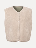 Judy omkeerbare bodywarmer sage - Les Soeurs