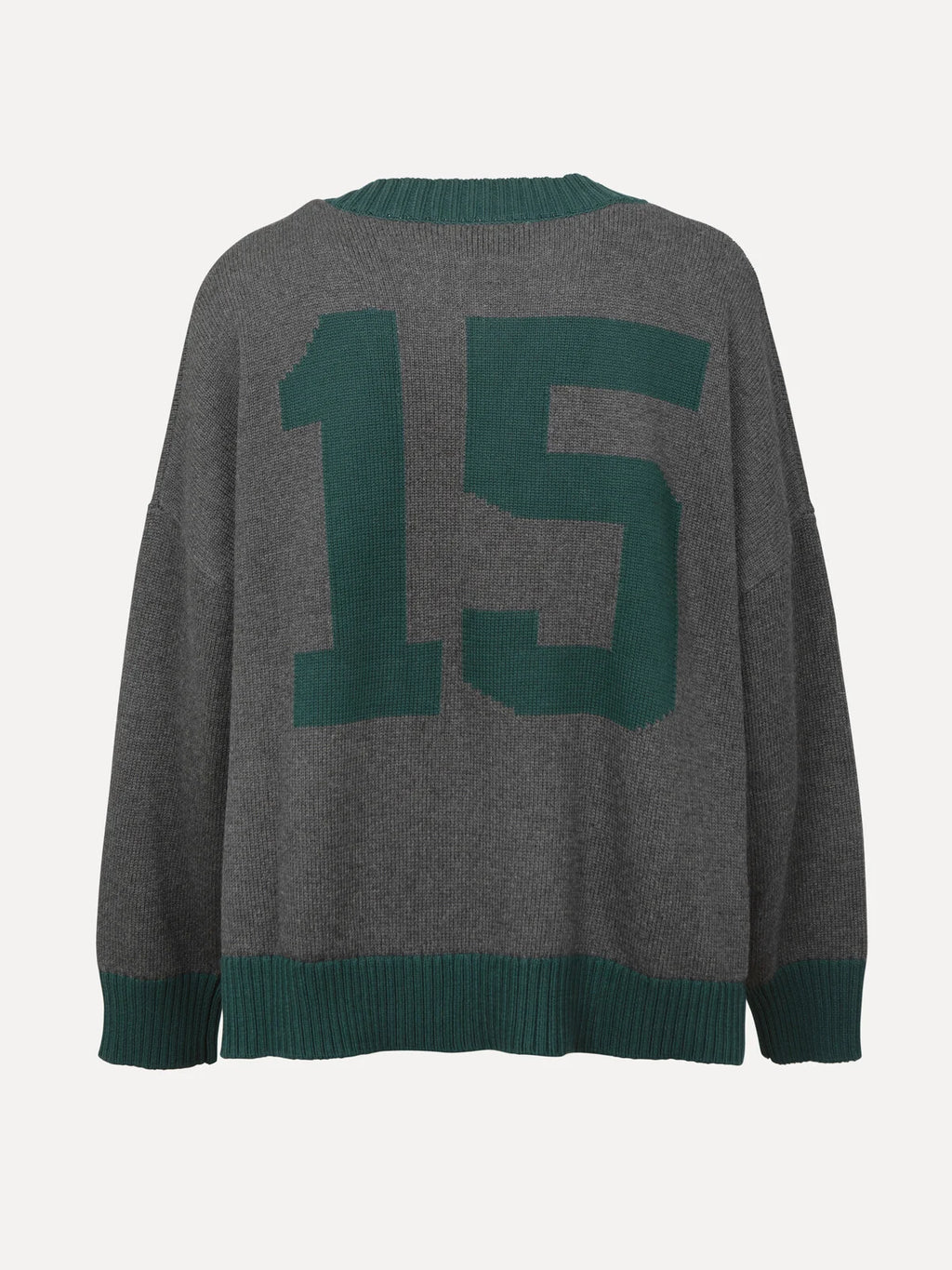 Maia oversized cardigan antra/forest - Les Soeurs