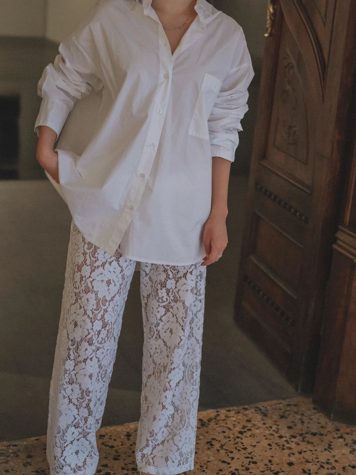 Yara hemd white - Les Soeurs